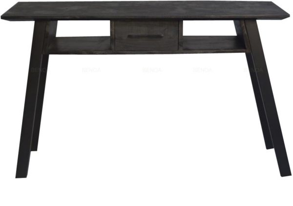 berlin 1 drawer console table black 120 2