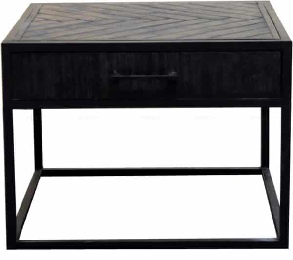 jax coffee table with drawer black 60 120 2