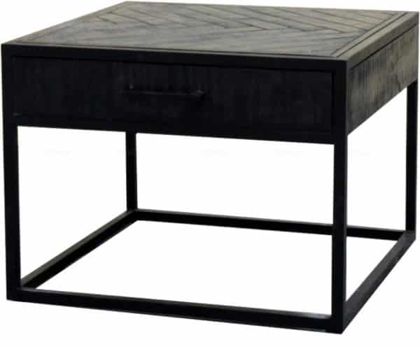 jax coffee table with drawer black 60 120