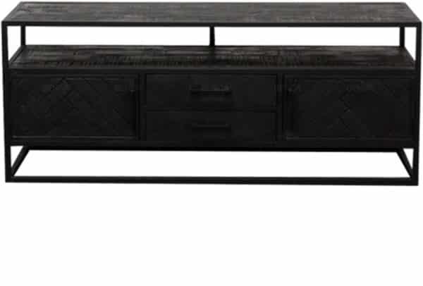 jax tv cabinet with drawers black 150 200 2